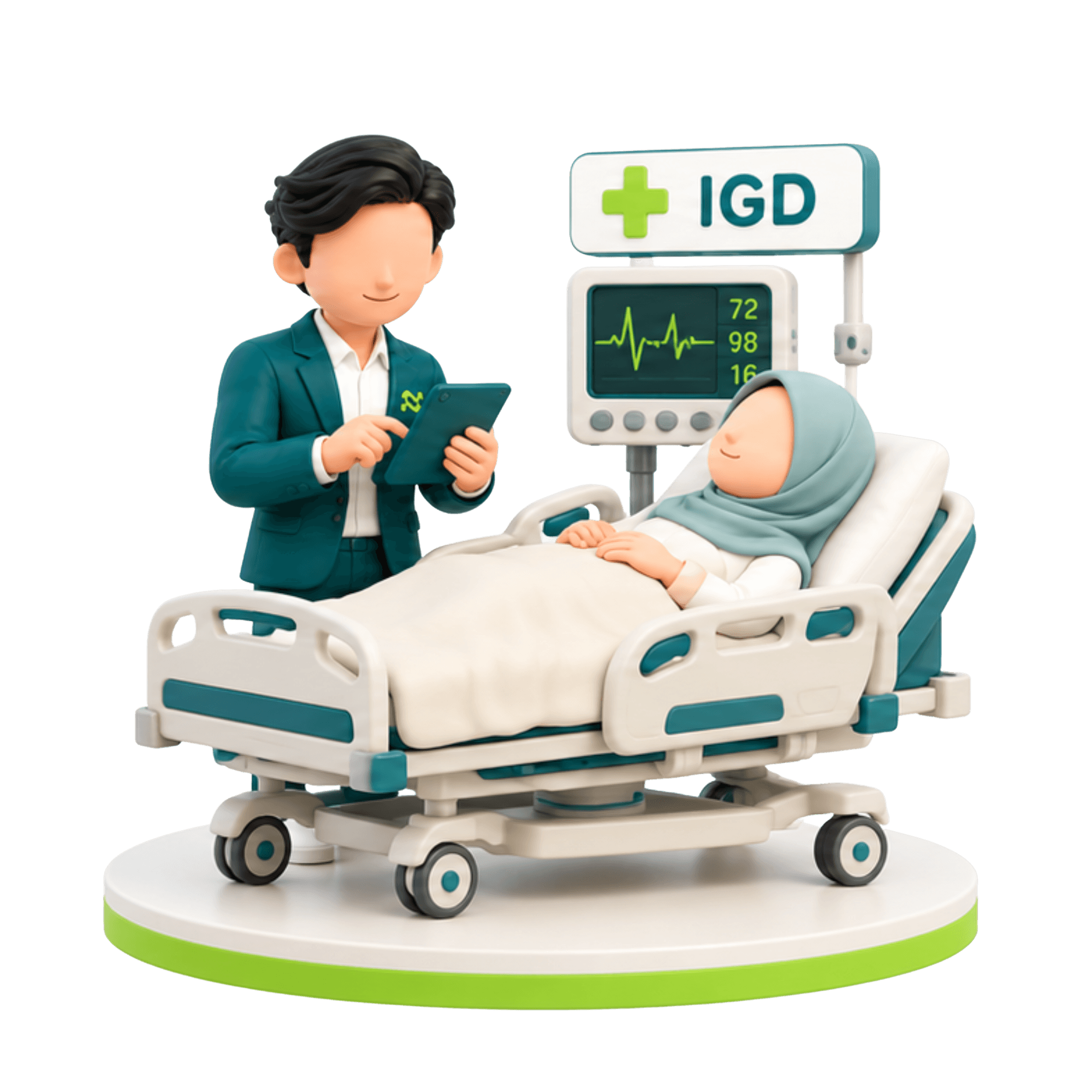 Ilustrasi Modul IGD NUHA – SIMRS EMR