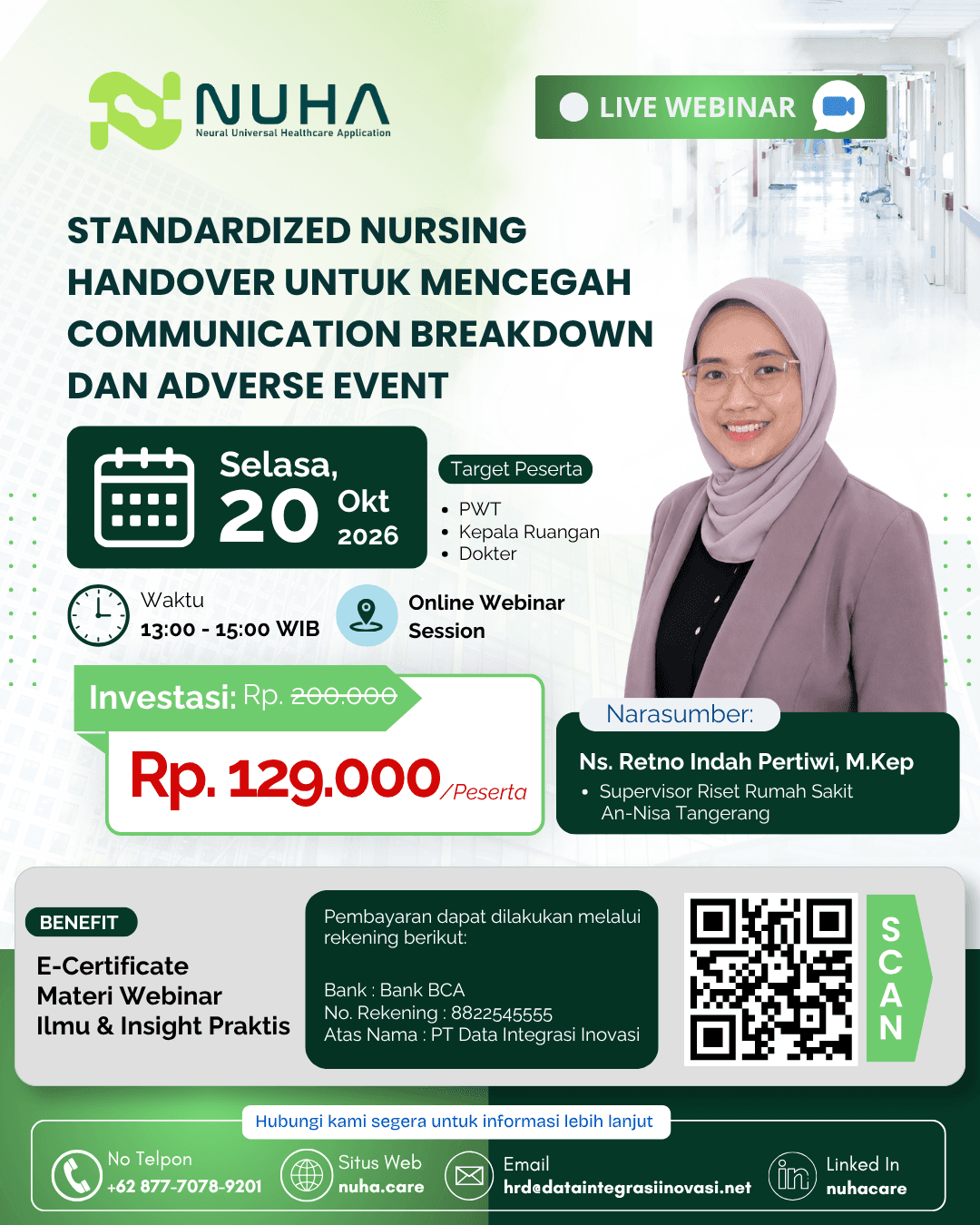 Standardized Nursing Handover untuk Mencegah Communication Breakdown dan Adverse Event