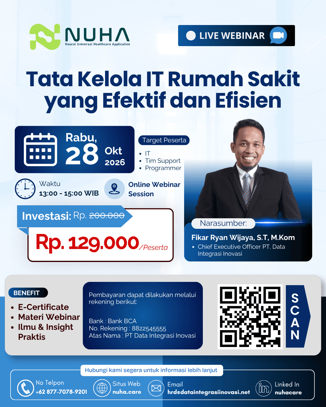 Tata Kelola IT Rumah Sakit yang efektif dan efisien