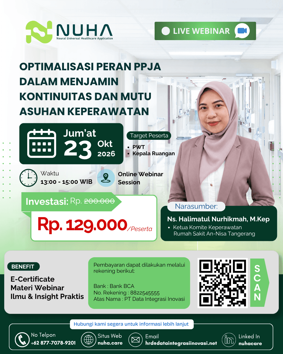 Optimalisasi Peran PPJA dalam menjamin Kontinuitas dan Mutu Asuhan Keperawatan
