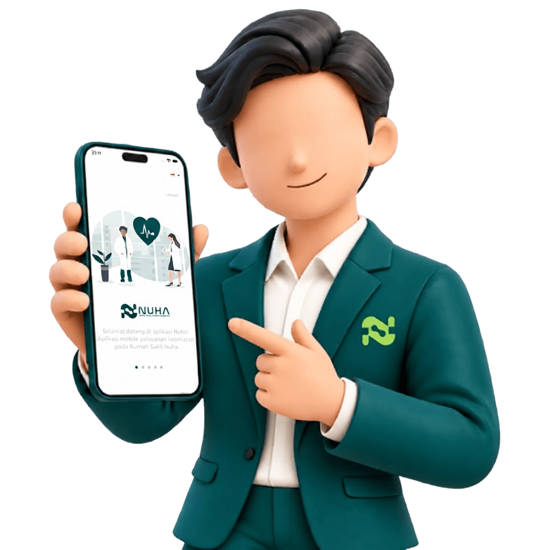 Ilustrasi Modul Mobile Patient NUHA – SIMRS EMR
